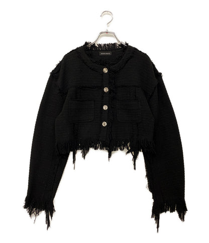 メゾンスペシャル ツイードジャケット フリンジ レディース SIZE F MAISON SPECIAL