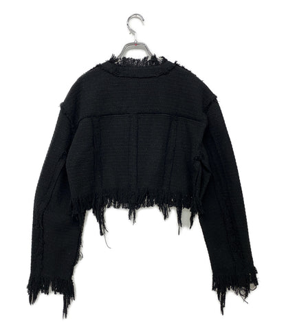 メゾンスペシャル ツイードジャケット フリンジ レディース SIZE F MAISON SPECIAL