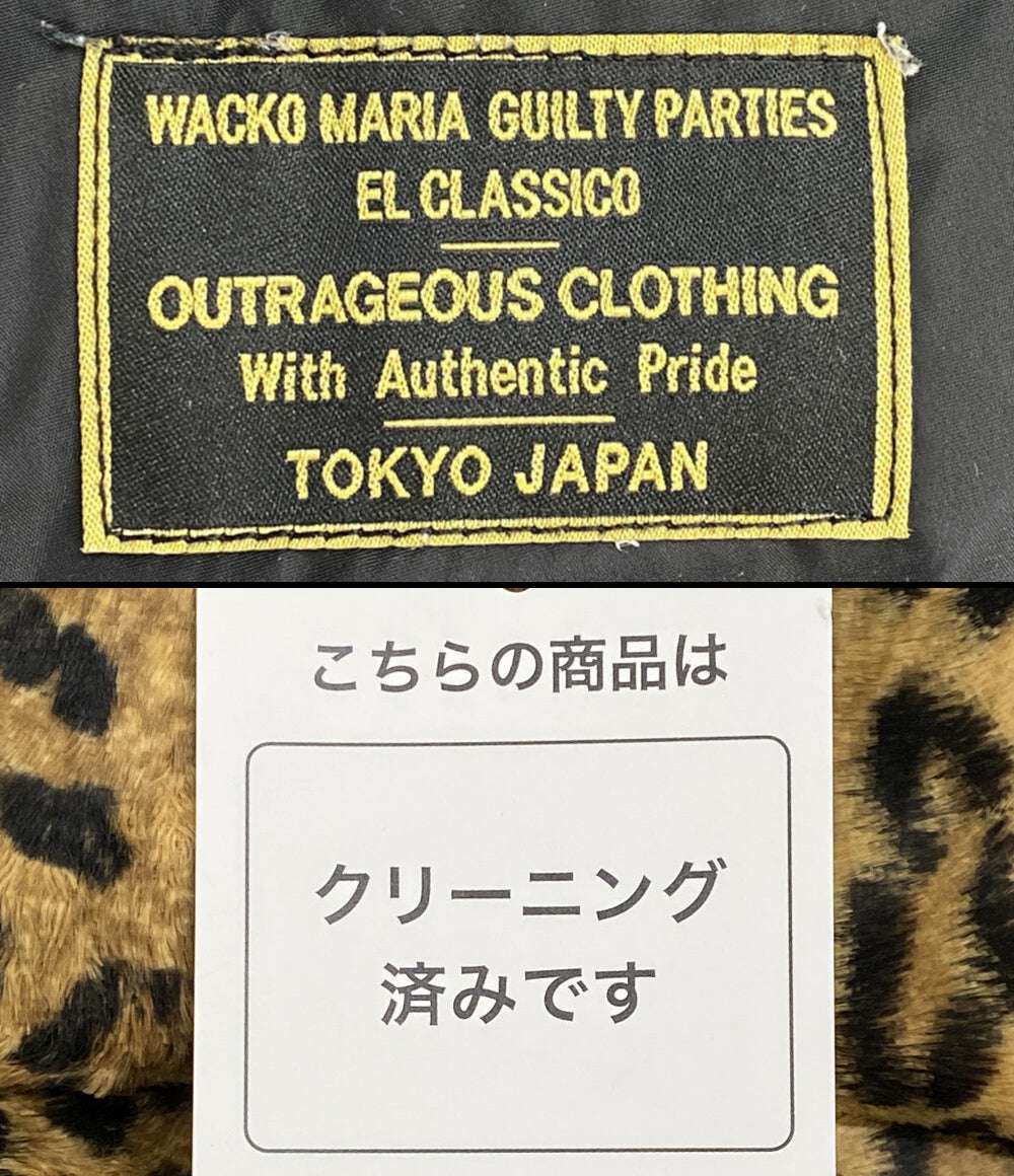 ワコマリア ロッキーマウンテン ダウンベスト レオパード 450-452-94 メンズ SIZE 38 WACKO MARIA