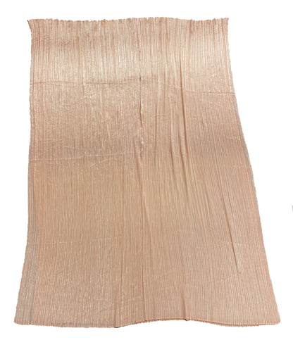 PLEATS PLEASE ポンチョストール サーモンピンク マダムT 大判 PP62-AD261 レディース SIZE - プリーツプリーズ