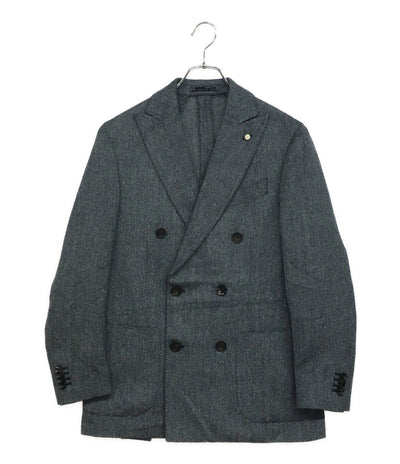 ラルディーニ 美品 ジャケット ピンズ ダブルボタン JT655AQ メンズ SIZE 46 LARDINI