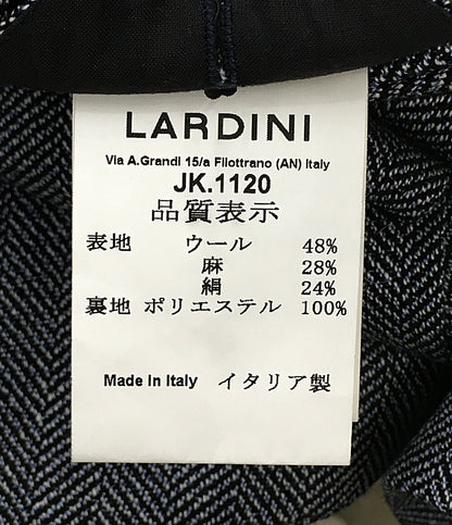 ラルディーニ 美品 ジャケット ピンズ ダブルボタン JT655AQ メンズ SIZE 46 LARDINI