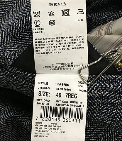 ラルディーニ 美品 ジャケット ピンズ ダブルボタン JT655AQ メンズ SIZE 46 LARDINI