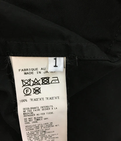 YOHJI YAMAMOTO トレンチコート ブラック NN-C58-50 レディース SIZE 1 ヨウジヤマモト