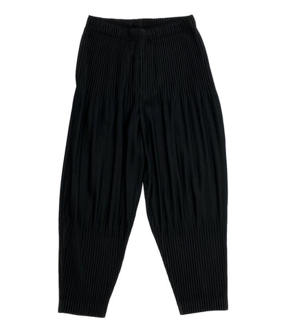 オム プリッセ イッセイミヤケ プリーツロングパンツ ブラック HP55JF451 メンズ SIZE 1 ISSEY MIYAKE HOMME PLISSE