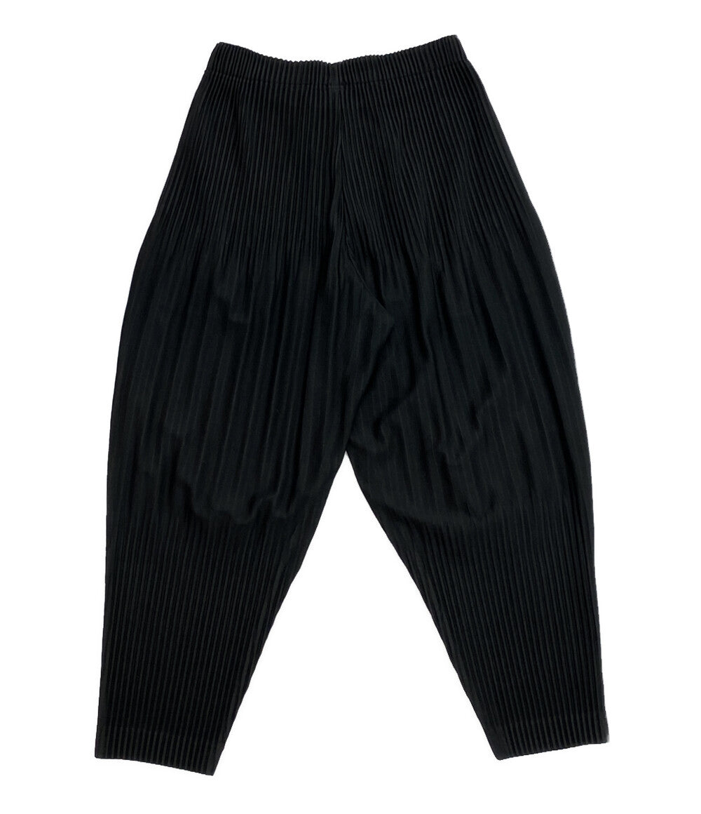 オム プリッセ イッセイミヤケ プリーツロングパンツ ブラック HP55JF451 メンズ SIZE 1 ISSEY MIYAKE HOMME PLISSE