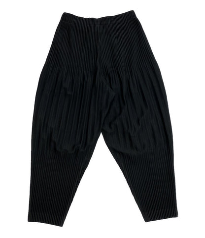 オム プリッセ イッセイミヤケ プリーツロングパンツ ブラック HP55JF451 メンズ SIZE 1 ISSEY MIYAKE HOMME PLISSE