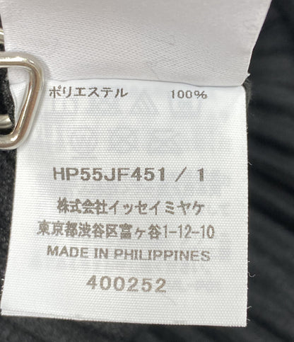 オム プリッセ イッセイミヤケ プリーツロングパンツ ブラック HP55JF451 メンズ SIZE 1 ISSEY MIYAKE HOMME PLISSE