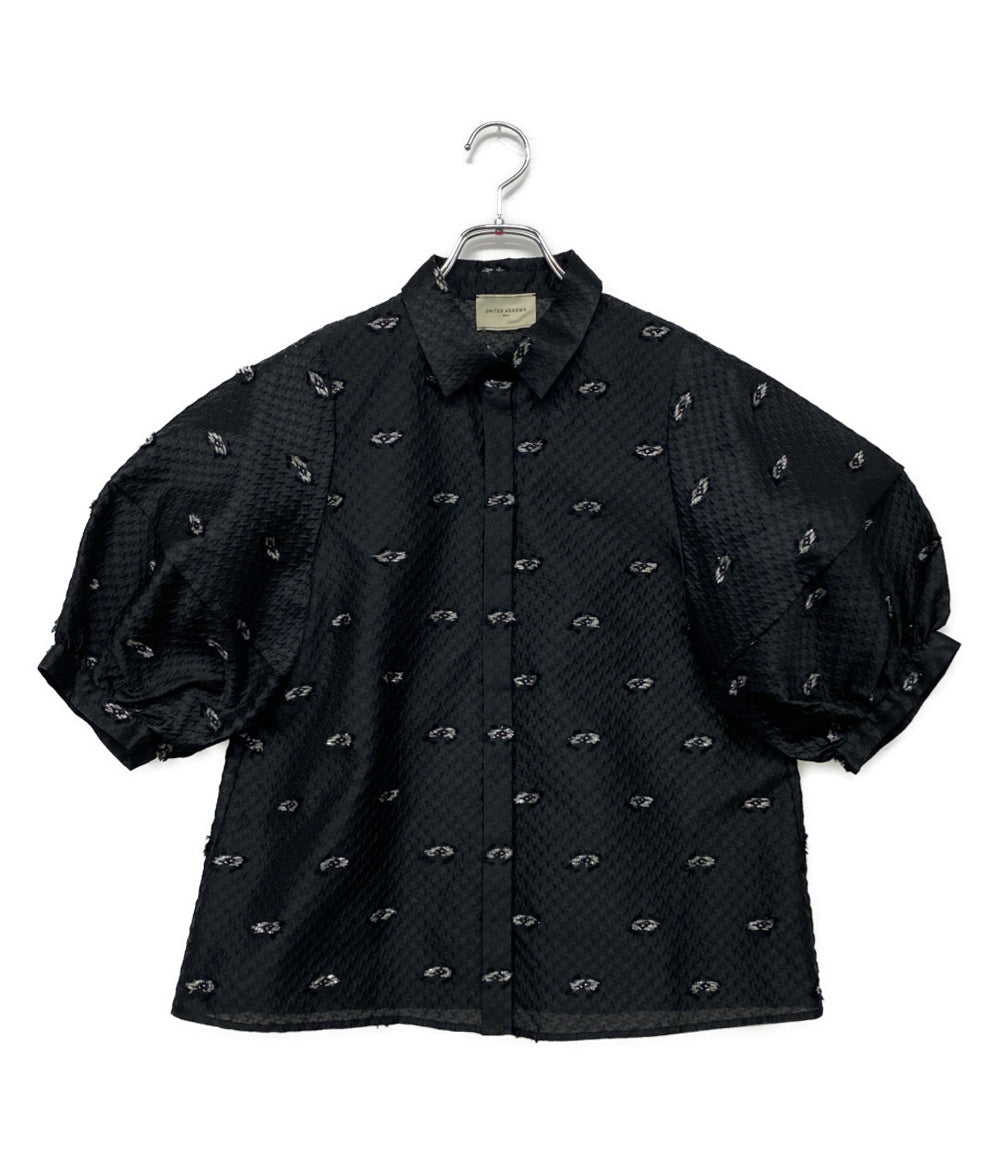 UNITED ARROWS 半袖ブラウス バルーンスリーブ 1516-162-5177 レディース SIZE 38 ユナイテッドアローズ