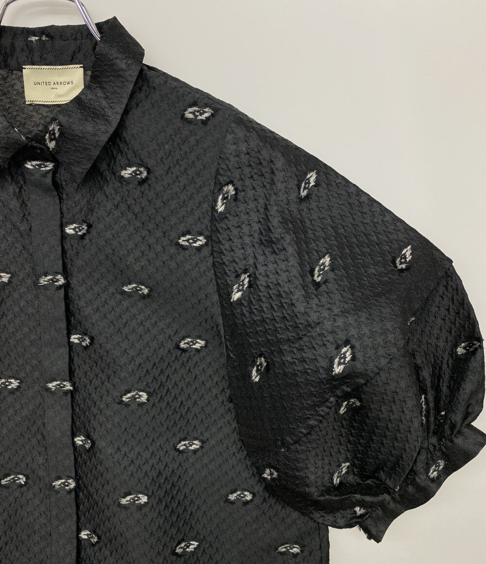 UNITED ARROWS 半袖ブラウス バルーンスリーブ 1516-162-5177 レディース SIZE 38 ユナイテッドアローズ