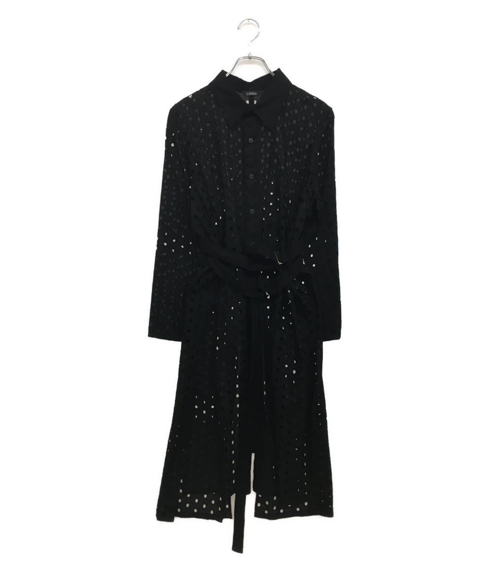 リミフゥ 長袖ロングシャツ パンチング LN-B15-804 レディース SIZE S LIMI feu