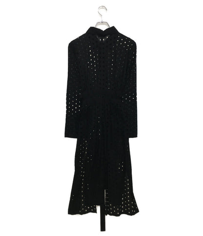 リミフゥ 長袖ロングシャツ パンチング LN-B15-804 レディース SIZE S LIMI feu