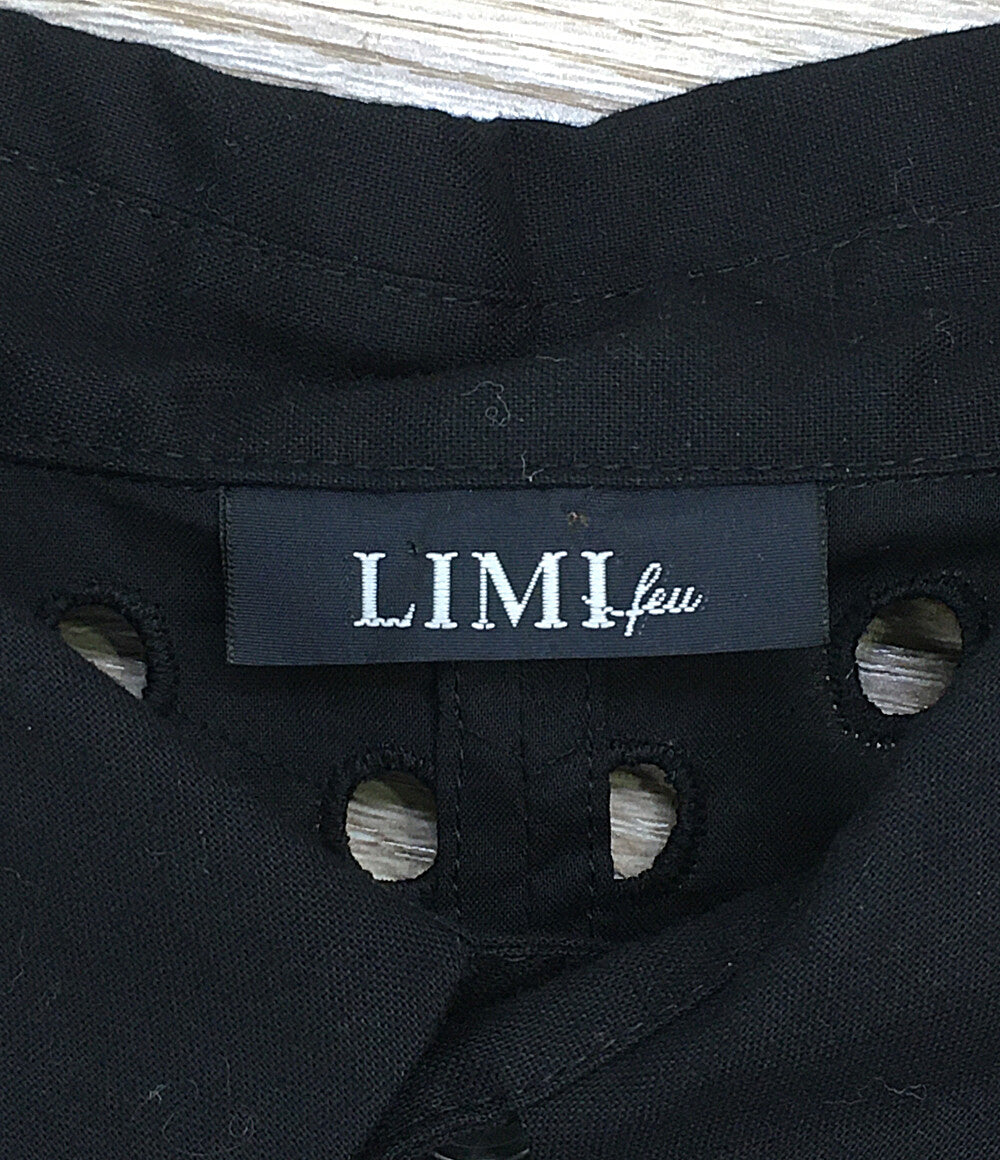 リミフゥ 長袖ロングシャツ パンチング LN-B15-804 レディース SIZE S LIMI feu