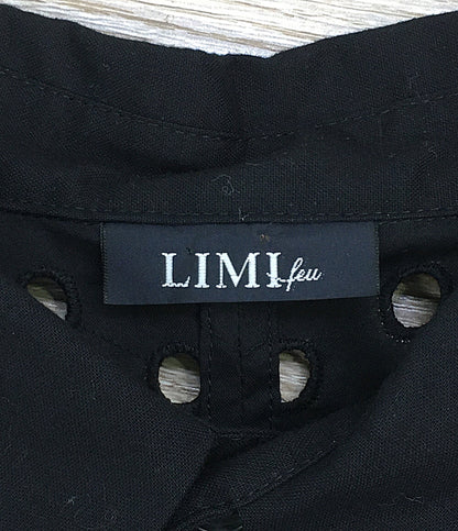 リミフゥ 長袖ロングシャツ パンチング LN-B15-804 レディース SIZE S LIMI feu