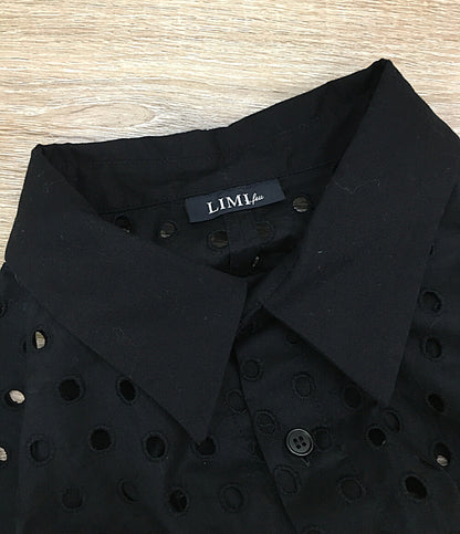 リミフゥ 長袖ロングシャツ パンチング LN-B15-804 レディース SIZE S LIMI feu