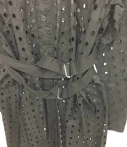 リミフゥ 長袖ロングシャツ パンチング LN-B15-804 レディース SIZE S LIMI feu