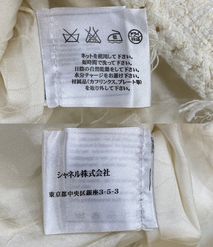 シャネル ツイードシャツ ノースリーブ P25100V15453 レディース SIZE 36 CHANEL 05C