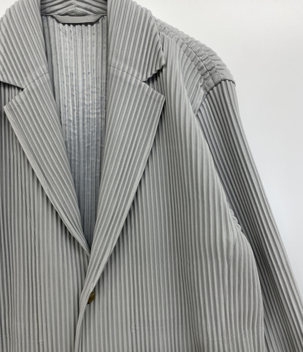 イッセイミヤケ テーラードジャケット プリーツ HP55JD401 メンズ SIZE 3 ISSEY MIYAKE