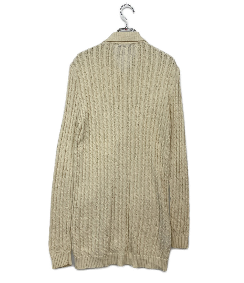 プラダ カーディガン ケーブル編地 22SS P25L81 レディース SIZE 38