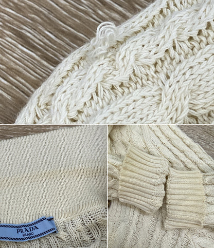 プラダ カーディガン ケーブル編地 22SS P25L81 レディース SIZE 38 PRADA