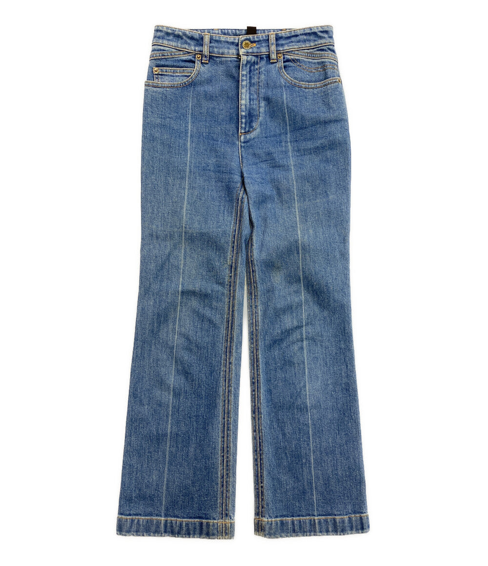 ルイヴィトン デニムパンツ バックモノグラムエンブロイダリー レディース SIZE 34 LOUIS VUITTON