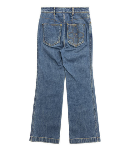 ルイヴィトン デニムパンツ バックモノグラムエンブロイダリー レディース SIZE 34 LOUIS VUITTON