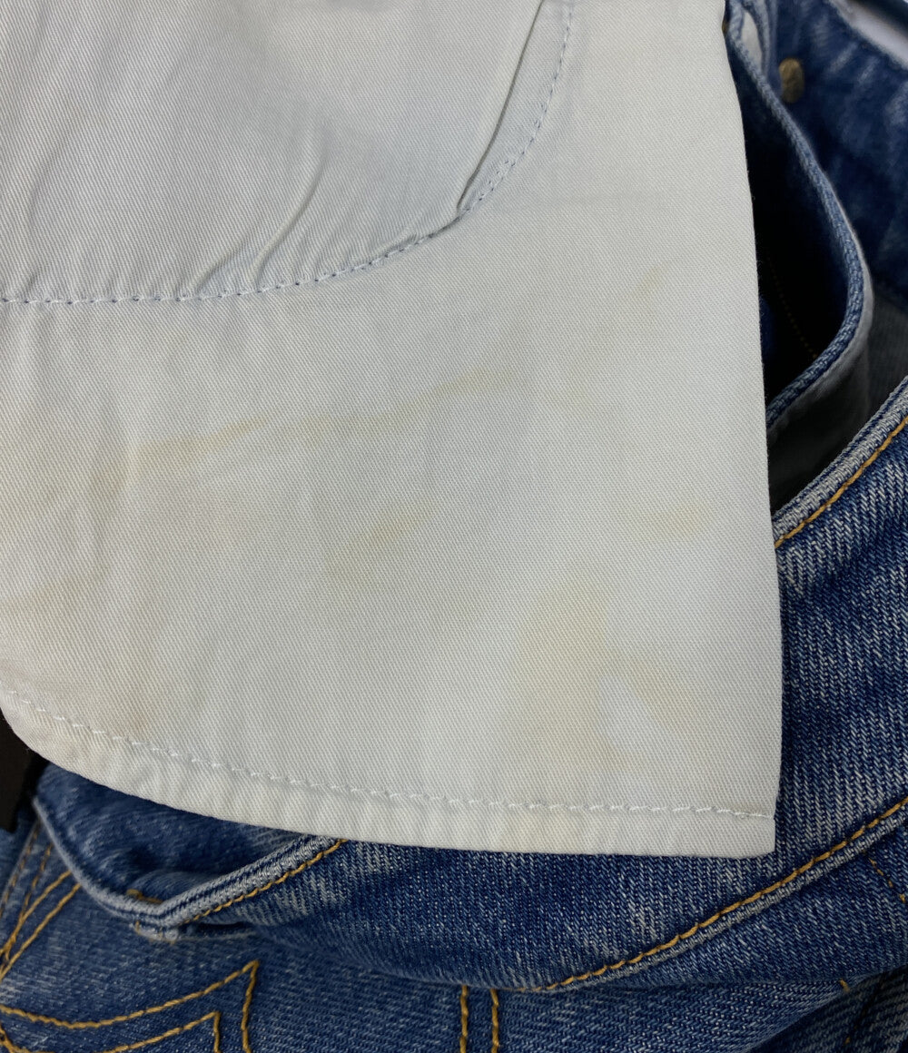 ルイヴィトン デニムパンツ バックモノグラムエンブロイダリー レディース SIZE 34 LOUIS VUITTON