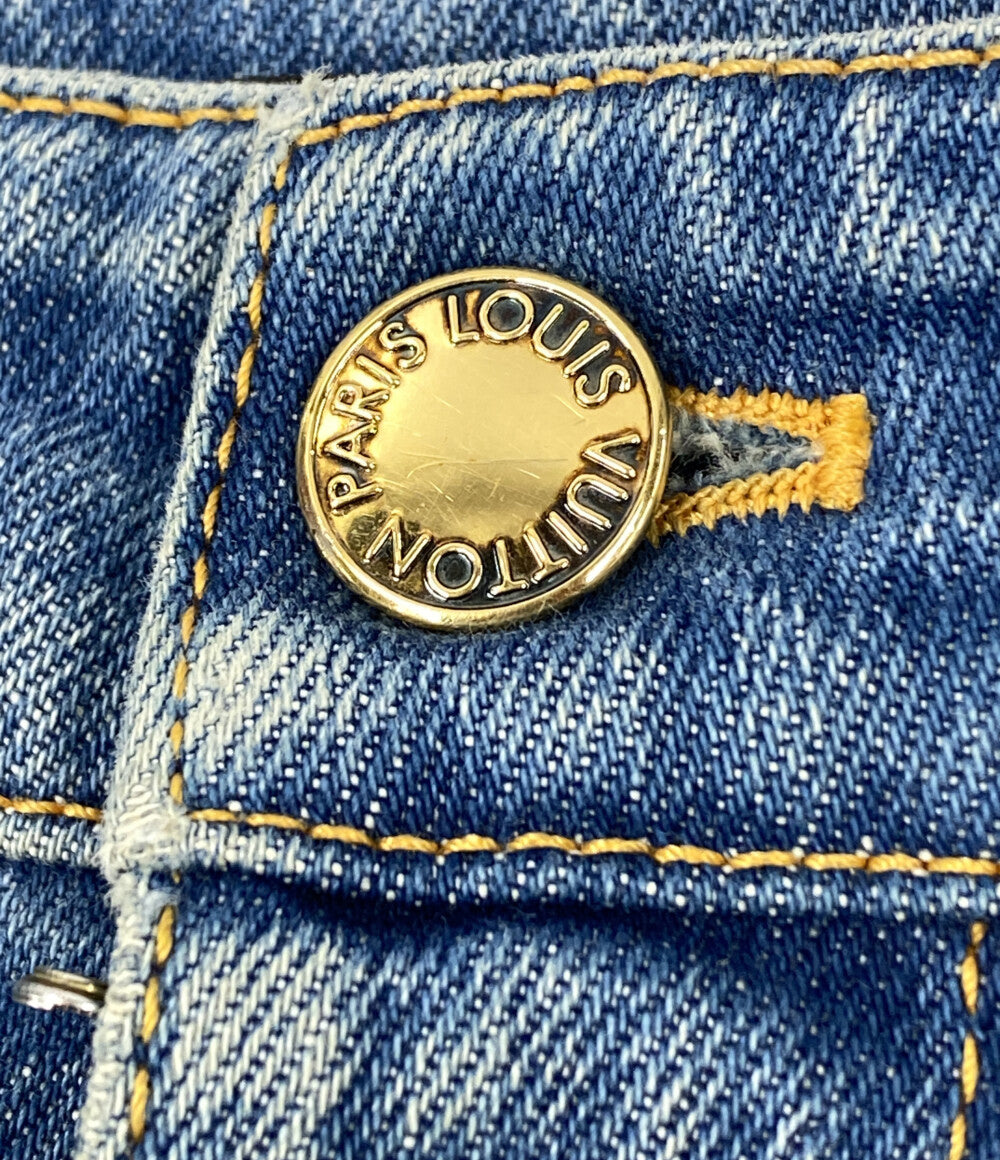 ルイヴィトン デニムパンツ バックモノグラムエンブロイダリー レディース SIZE 34 LOUIS VUITTON