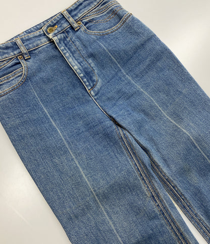 ルイヴィトン デニムパンツ バックモノグラムエンブロイダリー レディース SIZE 34 LOUIS VUITTON