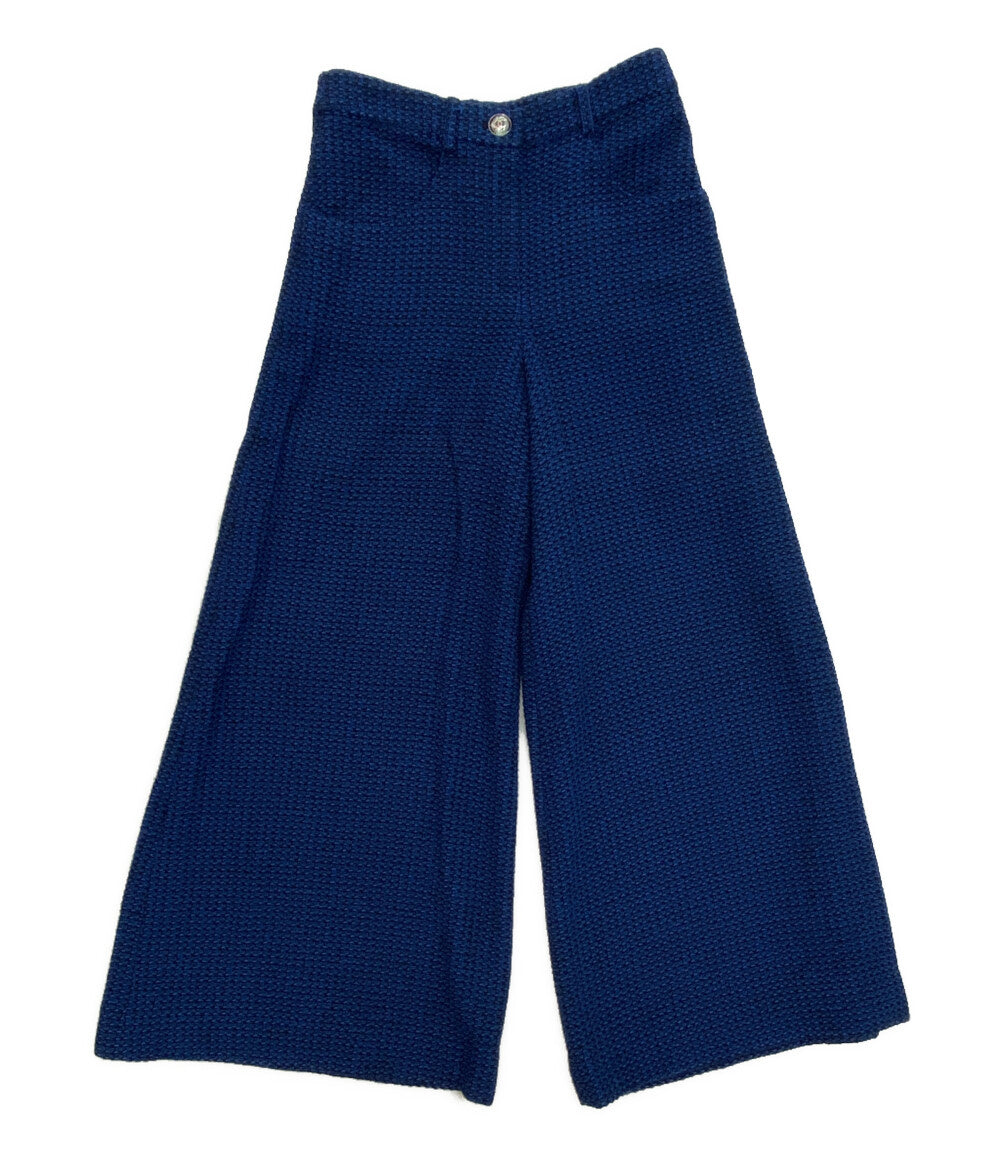 CHANEL ツイードロングパンツ P72339V63981 レディース SIZE 36 シャネル