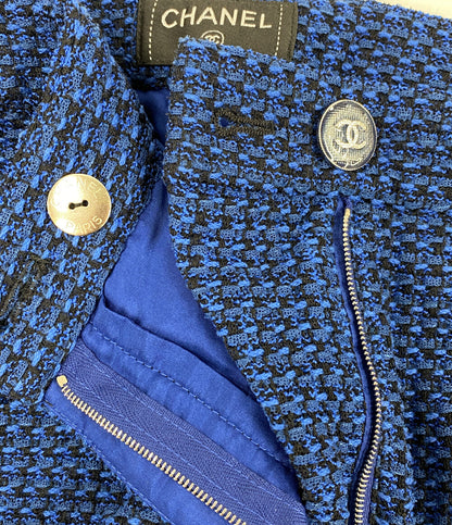 CHANEL ツイードロングパンツ P72339V63981 レディース SIZE 36 シャネル