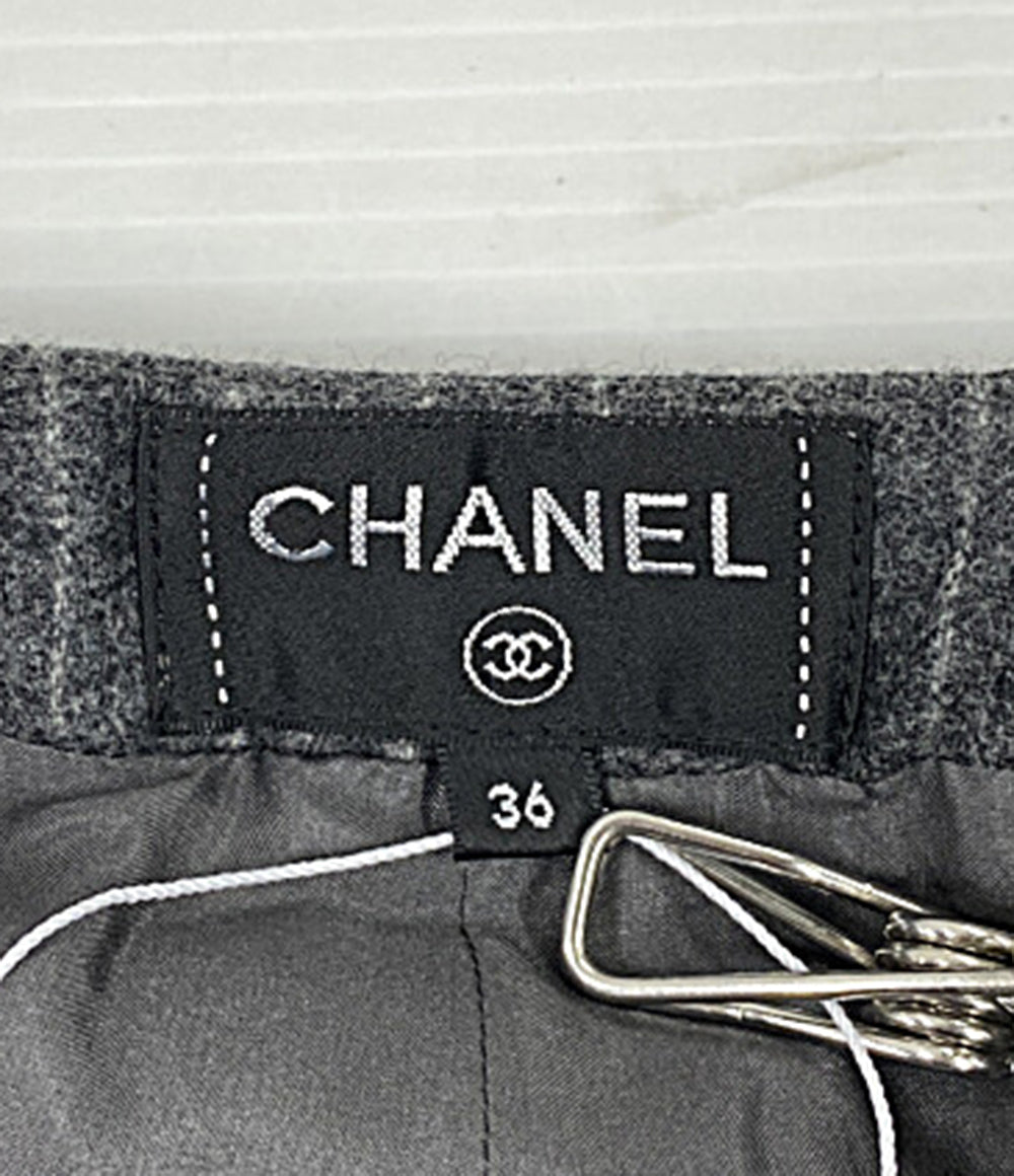 シャネル ロングパンツ ストライプ P59000V44778 ME765 レディース SIZE 36 CHANEL