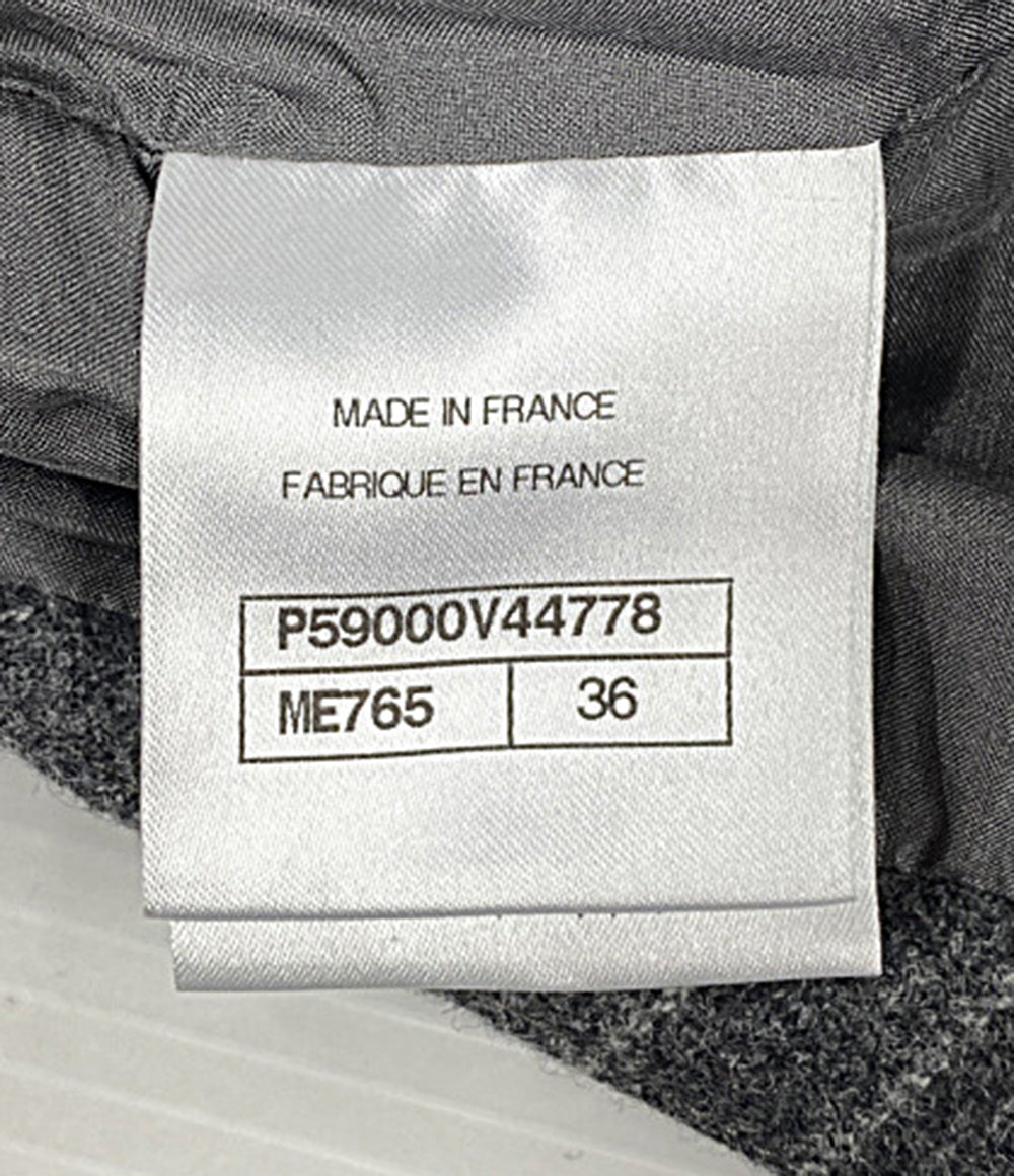 シャネル ロングパンツ ストライプ P59000V44778 ME765 レディース SIZE 36 CHANEL