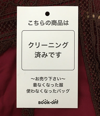 セルフ　ポートレイト 長袖ワンピース レース ボルドー RS20-092 レディース SIZE 6 Self-Portrait