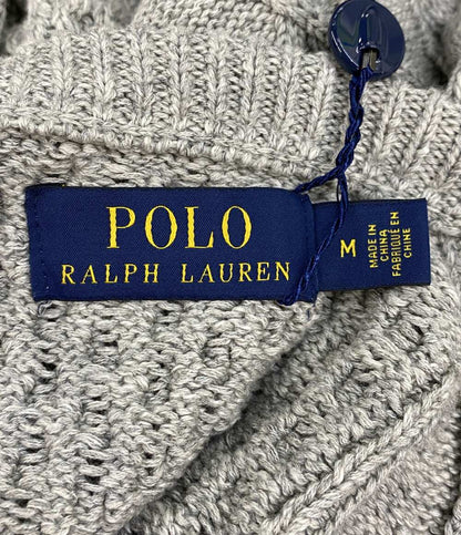 ポロ・ラルフローレン 美品 素材切替スウェットプルオーバー カレッジロゴ メンズ SIZE M RALPH LAUREN