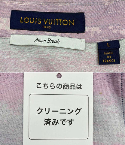 ルイヴィトン 半袖シャツ ポロシャツ ランドスケープ amen break 22SS メンズ SIZE L LOUIS VUITTON
