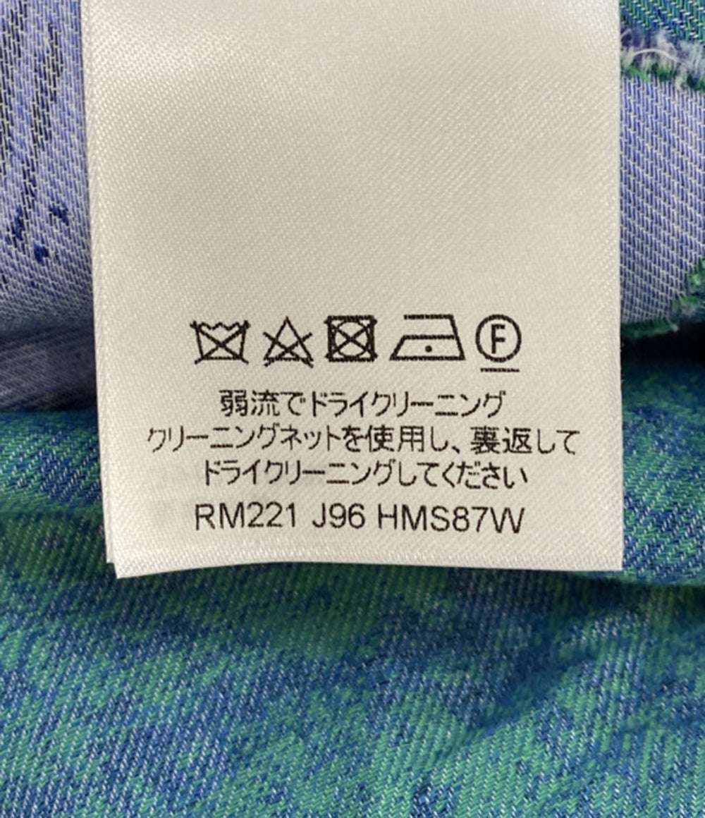 ルイヴィトン 半袖シャツ ポロシャツ ランドスケープ amen break 22SS メンズ SIZE L LOUIS VUITTON