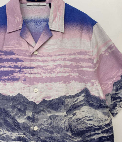 ルイヴィトン 半袖シャツ ポロシャツ ランドスケープ amen break 22SS メンズ SIZE L LOUIS VUITTON