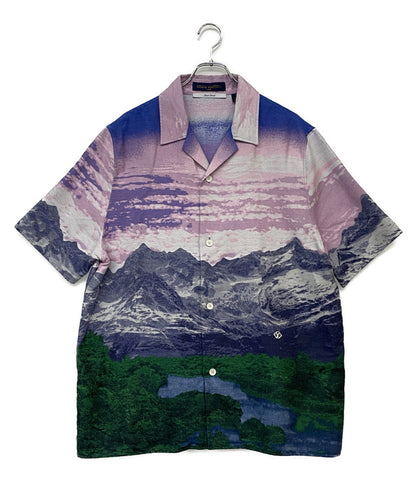 ルイヴィトン 半袖シャツ ポロシャツ ランドスケープ amen break 22SS メンズ SIZE L LOUIS VUITTON