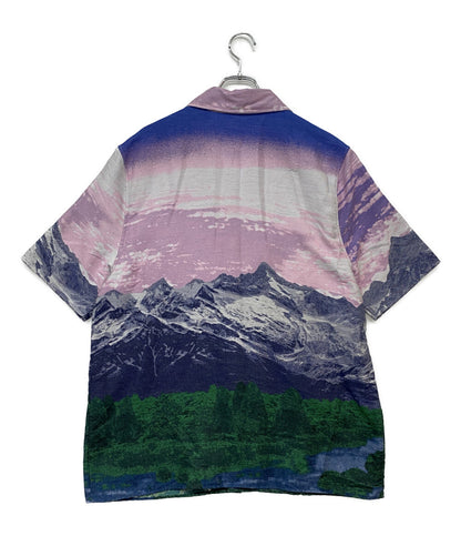 ルイヴィトン 半袖シャツ ポロシャツ ランドスケープ amen break 22SS メンズ SIZE L LOUIS VUITTON