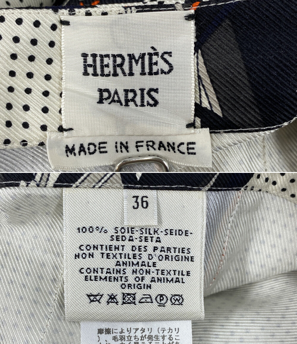 エルメス 総柄ロングスカート レディース SIZE 36 HERMES