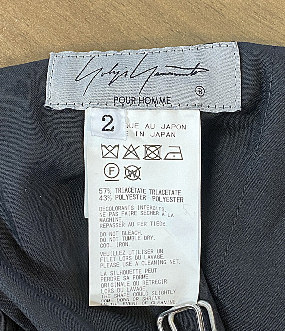 YOHJI YAMAMOTO POUR HOMME ラップパンツ 参考価格：105600円 25AW HL-P13-500 メンズ SIZE 2 ヨウジヤマモトプールオム