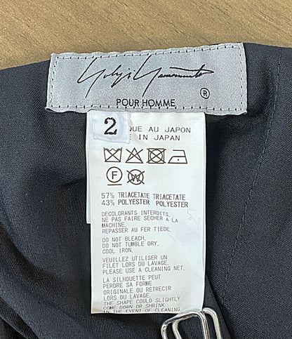 YOHJI YAMAMOTO POUR HOMME ラップパンツ 参考価格：105600円 25AW HL-P13-500 メンズ SIZE 2 ヨウジヤマモトプールオム