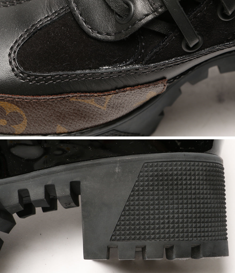 ルイヴィトン モノグラム ブーツ ローリエートライン 1A39EG レディース SIZE 36 LOUIS VUITTON