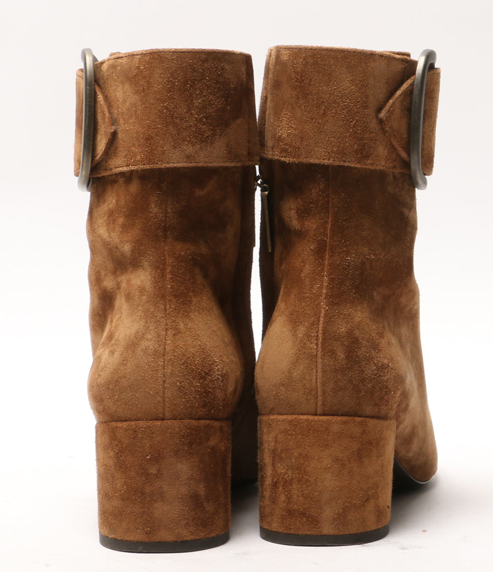 サンローラン ブーツ スエード ブラウン 532031 レディース SIZE 37 Saint Laurent