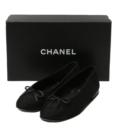 シャネル バレエシューズ バレリーナ ココ ラメ G02819 レディース SIZE 36.5 CHANEL