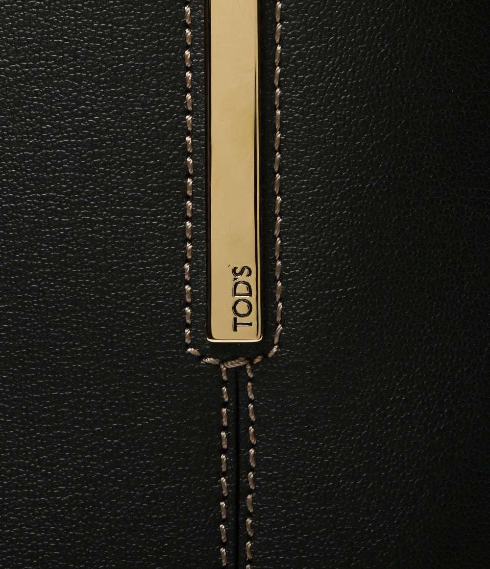 トッズ 美品 ショッピングトート・スモール XBWEBRF0200UBLB999 レディース TOD'S