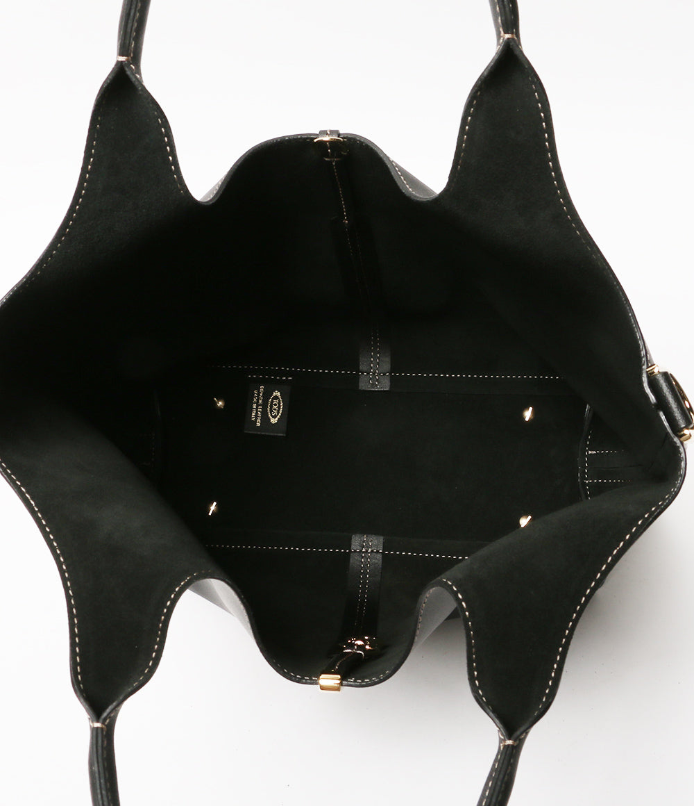 トッズ 美品 ショッピングトート・スモール XBWEBRF0200UBLB999 レディース TOD'S