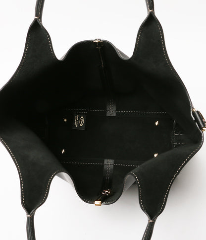トッズ 美品 ショッピングトート・スモール XBWEBRF0200UBLB999 レディース TOD'S