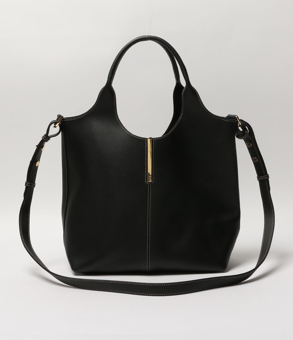 トッズ 美品 ショッピングトート・スモール XBWEBRF0200UBLB999 レディース TOD'S